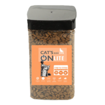 캣츠온 6개월 이상 전연령용 라이트 고양이 건식 사료, 조단백, 500g, 1개