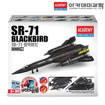 SR-71 블랙버드 4D 입체 퍼즐 전투기 비행기 밀리터리 프라모델 아카데미과학 81113 (안전 포장 배송)