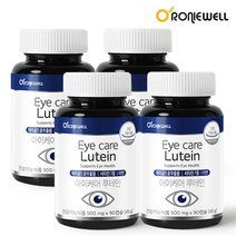 [로니웰] 아이케어 루테인 500mg x 90캡슐 4개 (12개월분), 단품, 단품