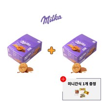 1+1 밀카 초코 그레인 504g 초코 비스킷 대용량 쿠키 개별포장, 초코그레인 504g [1+1]