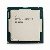 (INTEL 인텔 코어9세대 i3-9100F 벌크 쿨러미포함 (커피레이크 리프레시/3.60GHz/6MB/병행수입) 커피레이크/세대/벌크/쿨러미포함/코어/리프레시/병행수입/인텔, 단일 모델명/품번