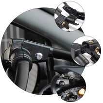 삼륜차 노인스쿠터 삼륜전기스쿠터 도난 방지 트럭 잠금 스티어링 장치 자동차 방지 검정색 1 개