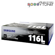 삼성전자 정품토너 MLT-D116L SL-M2675FN 2676N 2625 2875FD 2876ND 2885 레이저프린터 복합기 검정 대용량 굿세븐토너, 1.정품MLT-D116L 맞교환(다쓴통반납)