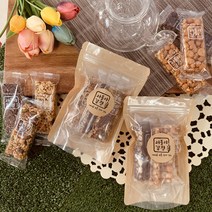 수제 견과류바 & 오란다 [3개입 미니팩] 스티커 제작 / 예약발송은 배송 요청사항 기재, 구성1. 소프트견과+라이트+현미오란다, 스티커 1