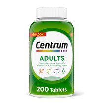 센트룸 성인 남녀공용 종합비타민 Vitamin 200정 Centrum adults, 센트룸 멀티비타민 200정(남녀공