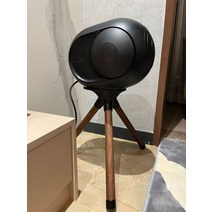 Devialet 팬텀 드비알레 에그 스피커 스탠드 특수 브래킷 삼각대 거치대, 4. 블랙 트레이는 큰 달걀 검은 호두 나무 세대에 적