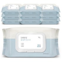 데일리워터 물걸레 청소포 대형 캡형 30매, 100팩