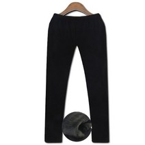 셀럽하우스 여성용 클라우디오 무지 밍크털 레깅스-블랙