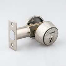 도무스데드볼트 데드락 DB30S 엔틱실버 방문잠금장치 방문보조키