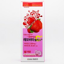 경남제약 상큼하게 씹어먹는 비타민C 레모비타플러스정 딸기맛