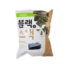 풀무원 간식 블랙김스낵 오리지널 (75g) 탕비실 회사 어린이 성인 캠핑 차박 홈파티 영화 선물, 12개