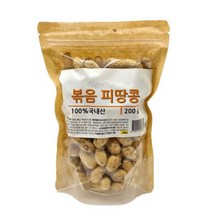 껍질 까먹는 재미 고소한 볶음 피땅콩 국내산 200g, 2개