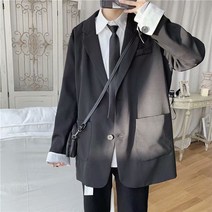 남성용 데일리 오버핏 싱글 블레이져 자켓 하늘비즈 A31 W567W377