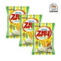 농심 감튀 랜치어니언맛 120g x 3개 스낵 감자튀김, 단품