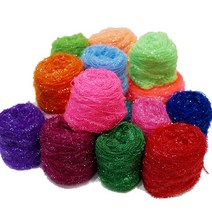 400g 대용량 수세미실 21가지 컬러 동대문 뜨개실 부전모사 뜨게실, 없음, 없음, 형광오렌지핑크