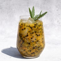 엄마애뜰 수제 패션후르츠청 에이드 백향과청 500g 수제청 과일청 선물 과육60% 자일로스설탕