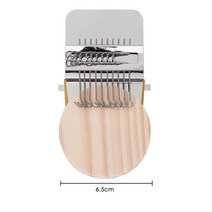 베짜기 베틀 직조 위빙 틀 직조기 손뜨개 위빙 옷감 뜨게 키트 나무 작은 수선 가정용 의류 수선 니트 다닝 기계 재봉 스웨터 양말 액세서리, 후크 10개