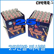 [연발단품] 폭죽 불꽃놀이, 1=25연발 미사일