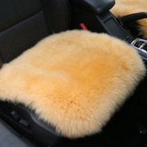 100% 천연 모피 호주 양모 자동차 시트 커버 유니버설 울 카시트 쿠션 겨울 따뜻한 자동차 좌석 커버, 낙타