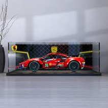 레고 테크닉 페라리 488 GTE af corse 51 전시장 42125 아크릴 디스플레이 케이스 진열장 타입, D + 1개