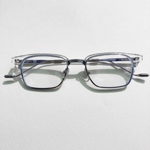 무계획 작은 사이즈 투명 하금테 안경
