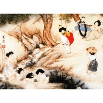 1000피스 동양화 직소퍼즐 신윤복 단오도 PL1231, 단품, 단품