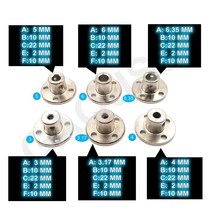 철근커플러 각종커플러 에어공구 수공구3-14mm 리지드 플랜지 커플 링 모터 가이드 샤프트 커넥터 축 베어, 02 3mm