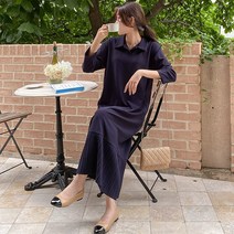 마이시즌 여성용 치코 카라 원피스