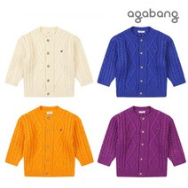 아가방 러브루팡니트가디건 CREAM BLUE PURPLE YELLOW 01P551401