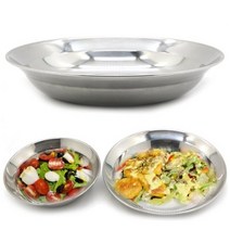 스텐 그릇 식기 접시 국수 비빔밥 우동기 면기 우동 비빔밥 밥공기 국 냉면 냉면기 라면 업소용 그릇, 06-샐러드쿠프 대