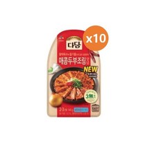 (냉장)다담 매콤두부조림양념140gx10개, 1400g, 1세트