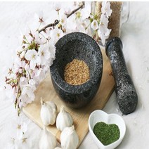 천연 자연석 소 중 대 특대 일반 빗금 돌절구 공이 마늘짜개 미니 맷돌 깨갈이 이유식, 빗금절구-대