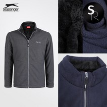 슬래진저 더블웜 남성 겨울용 플리스 자켓 / 95~115 사이즈까지 겉과 속 모두 따뜻한 융털 집업_빅사이즈 아우터