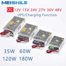 파워서플라이 컴퓨터파워 SC-35W 60W 120W 유니버셜 AC UPS충전 기능 모니터링 스위칭 전원 공급 장치 12V, 02 24V_02 SC- 60W