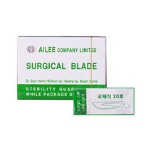 메스날 (Surgical Blade) 20호 100개입 의료용 메스칼 _20229911EA, 쿠팡 본상품선택