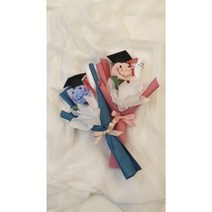 퐁퐁이 비누꽃다발 비누꽃다발 학예외 재롱잔치 생일선물 유치원졸업선물 유치원행사 어린이집행사 발표회 연주회 어린이집졸업 미니꽃다발, 핑크퐁퐁이(여아용)