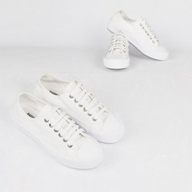 다있어슈즈 여자 캔버스화 비엔나 화이트