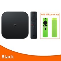 샤오미-글로벌 버전 Mi TV 박스 S 4K 울트라 HD 안드로이드 9.0 HDR 2GB 8GB 와이파이 구글 캐스트 넷플릭스 스마트 4 미디어 플레이어, 06 NOCharge GreenCase