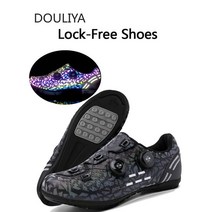 실내자전거 좌식 스핀바이크 스피닝 홈쇼핑 미니 가정용 DOULIYA-반사 잠금 무료 사이클링 신발 플랫 페달, 04 39, 02 Black Lock-Free_04 39