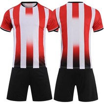 족구유니폼세트 족구복 축구단체복 어린이 성인 축구 유니폼 소년 소녀 남자 의류 세트 Survetement 키트 Futebol 훈련 저지 정장, [01] Red