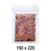 팩플러스 무광팻트스탠드(지퍼형) 150x220 100매 / 무광지퍼스탠드 / 지퍼백스탠딩 / 포장지퍼백