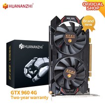 HUANANZHI GTX 1050TI 4G 새로운 오리지널 그래픽 카드 128BIT GDDR5 NVIDIA GEFORCE 960 1050 1660 RTX 2060 비디오 카드, GTX 960 4G