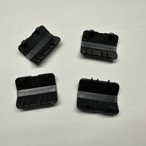 익스테리어용품 자동차고무몰딩 카풍차단 사이드스커트 소음차단 루프박스 루프 랙 쉘 보호 커버 엔드 플라스틱 쉘, 라벤더