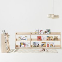 전면책장 편백나무 원목 아기 유아 책장, B타입 전면책장 1600