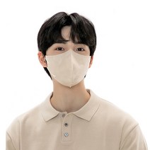 무직타이거 KF94 마스크 베이지 대형 25매입 1개, 단품, 단품