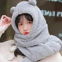 오마이남친 당일발송 신박한선물 곰돌이 곰도리 목도리 모자 후드 머플러 팬싸템 재밌는 무쓸모 마니또 선물