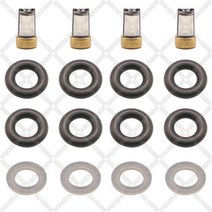 메르세데스 벤츠용 연료 인젝터 씰 O-링 키트 필터 쌍용 M161.951 A161078345, 01 4 set