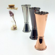 홈텐딩 지거 1/2온즈 30ml 60ml 칵테일쉐이커 조주기능사 계량, 블랙