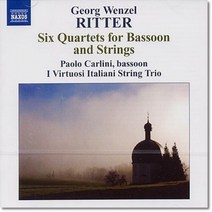 [CD] Paolo Carlini 리터: 6개의 바순 사중주 (Georg Wenzel Ritter: Six Quartets for Bassoon and St...