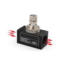 RE-06/08/10/15 1/8 1/4 단방향 스로틀 밸브 유량 제어 1 개, 04 RE-15(1I2)